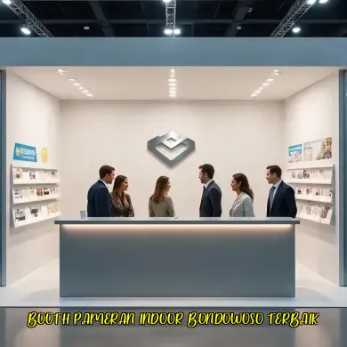 booth pameran indoor bondowoso terbaik